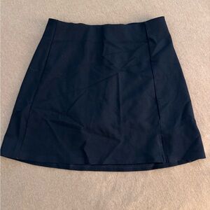 Classic Black A-Line Skort